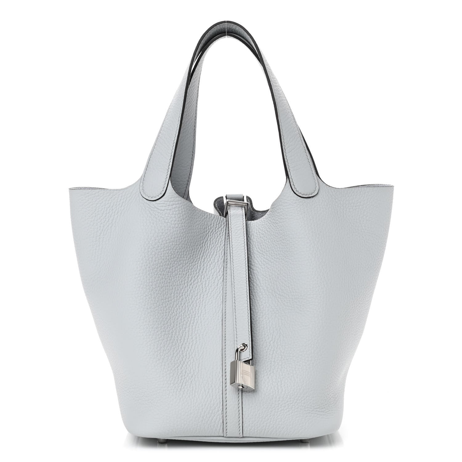 Hermes Taurillon Clemence Picotin Lock 22 MM Bleu Pale 1 of 9