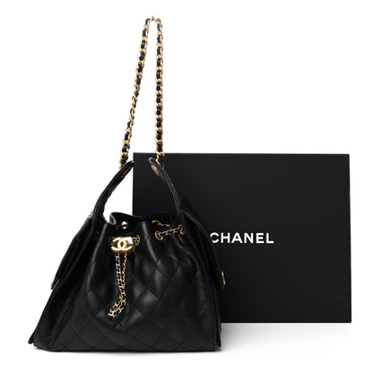 Chanel Caviar Quilted Small Chanel 25 Handbag Black 11 of 11