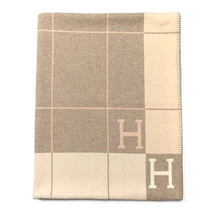 Hermes Wool Cashmere Avalon III Blanket Coco Camomille 1 of 3