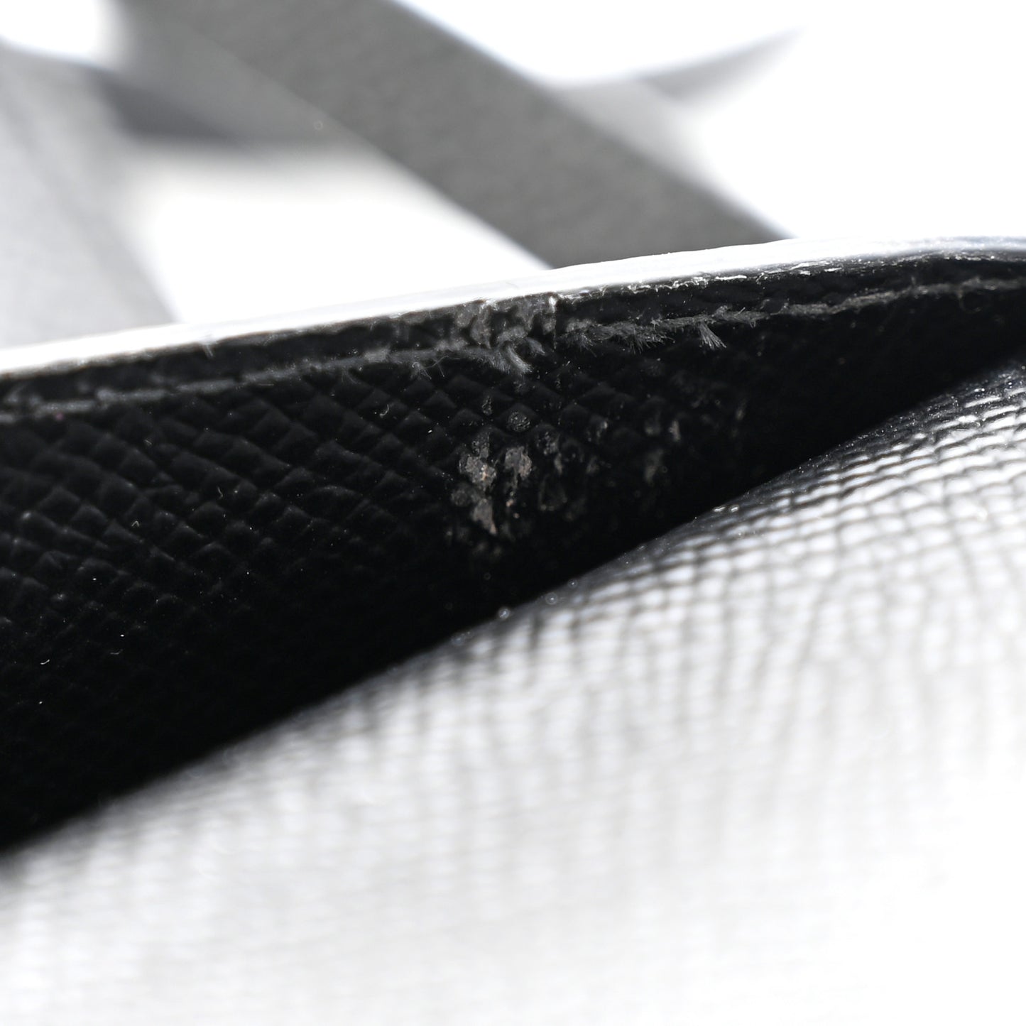 Hammered Calfskin Mini Vera Bow Handle Bag Black