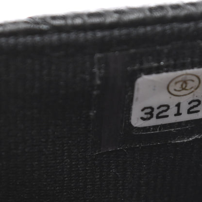 Chanel Caviar Quilted Flap Card Holder Wallet Black 8 of 8