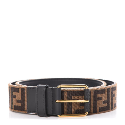 Fendi Ribbon Vitello Century FF 1974 Belt 95 38 Fango Moro 1 of 7