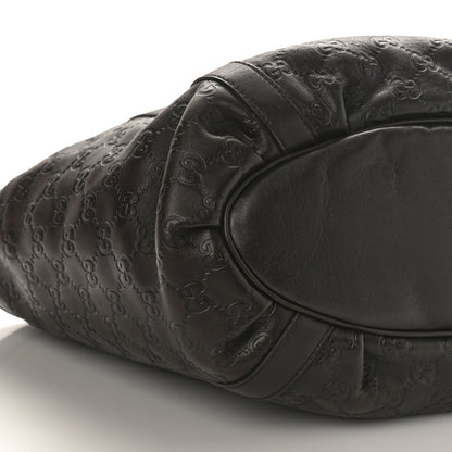 Gucci Guccissima Medium D Gold Tote Dark Brown 7 of 8