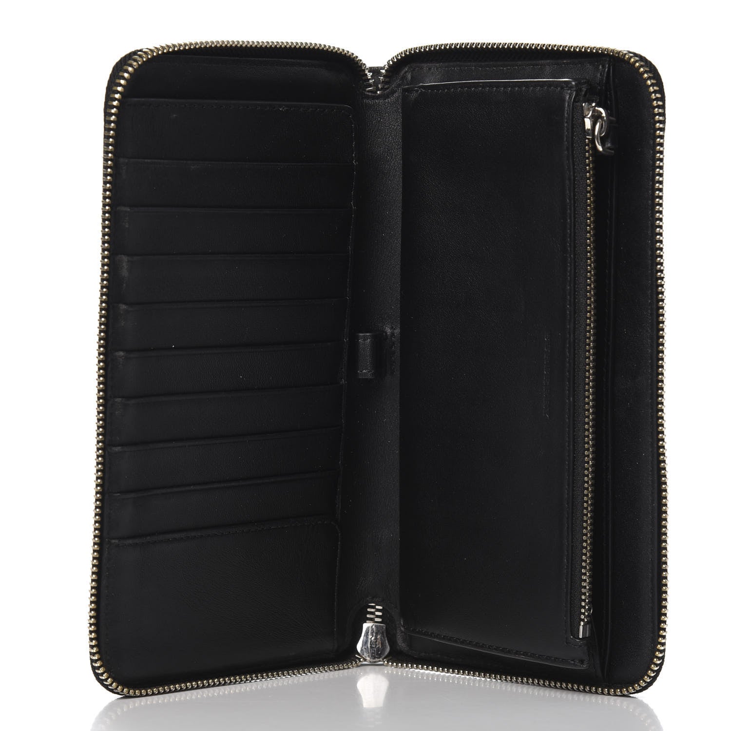 Burberry London Check Large Zip Around Wallet Charcoal 5 of 8