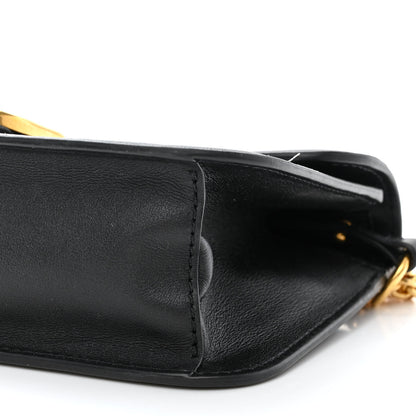 Valentino Garavani Calfskin Vlogo Loco Shoulder Bag Black 11 of 13