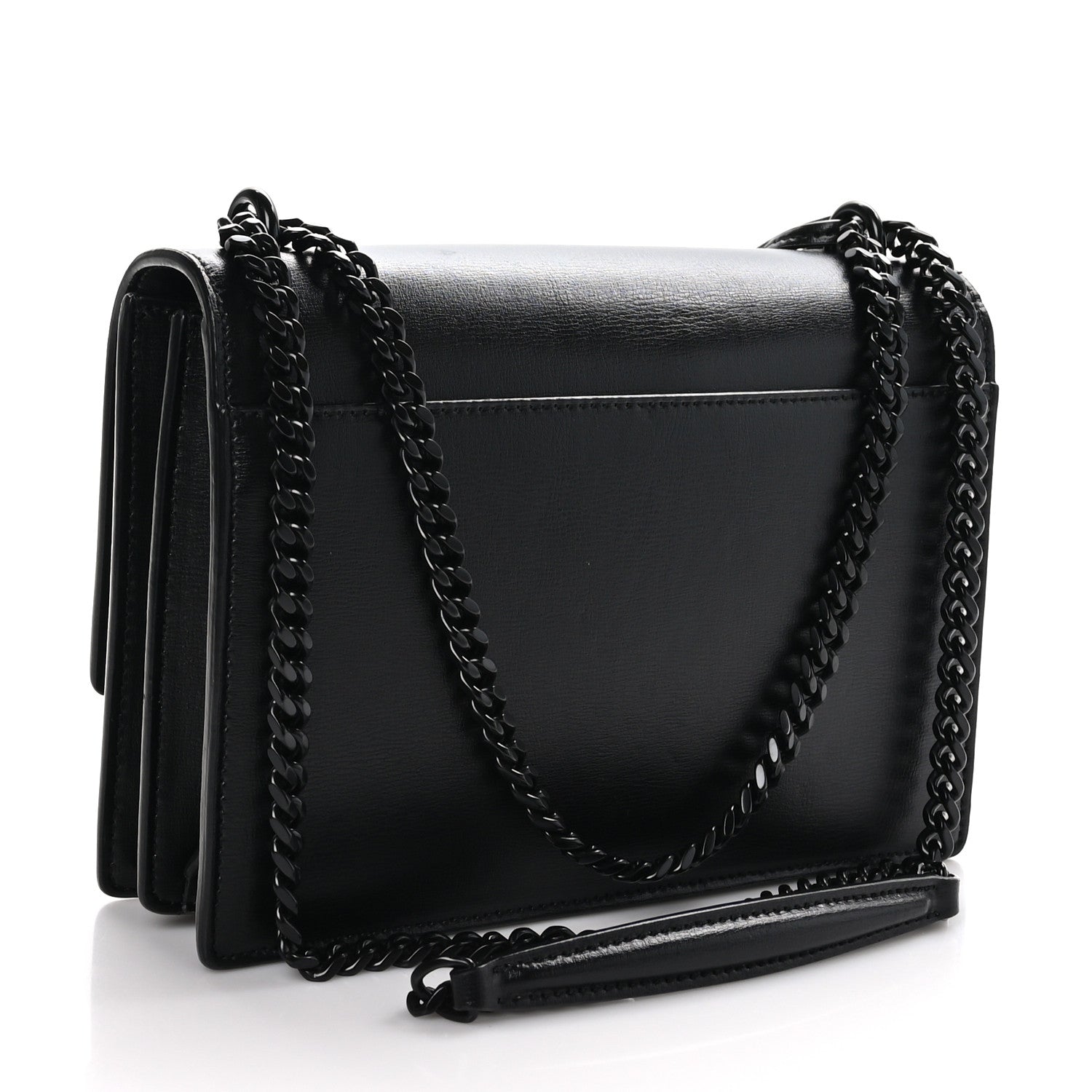 Saint Laurent SAINT LAURENT Calfskin Medium Monogram Monochrome Sunset Black 3 of 9