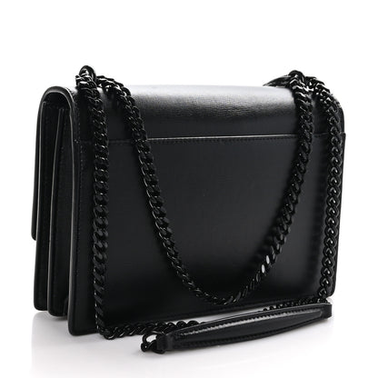 Saint Laurent SAINT LAURENT Calfskin Medium Monogram Monochrome Sunset Black 3 of 9
