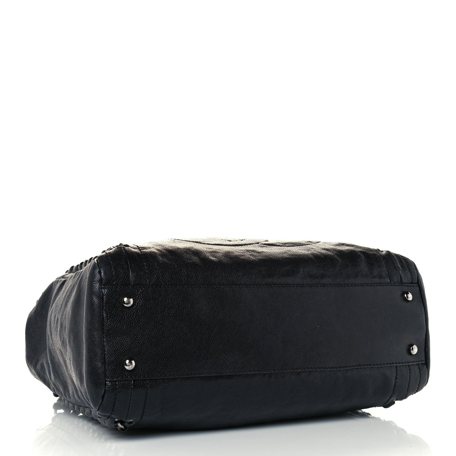 Chanel Glazed Caviar Modern Chain Tote Black 4 of 10
