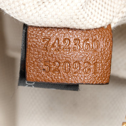 Gucci Sakai Be Green Calfskin Diagonal Stitched Small Blondie Shoulder Bag Cuir 7 of 10