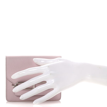 Hermes Evercolor Roulis Slim Wallet Mauve Pale 2 of 10