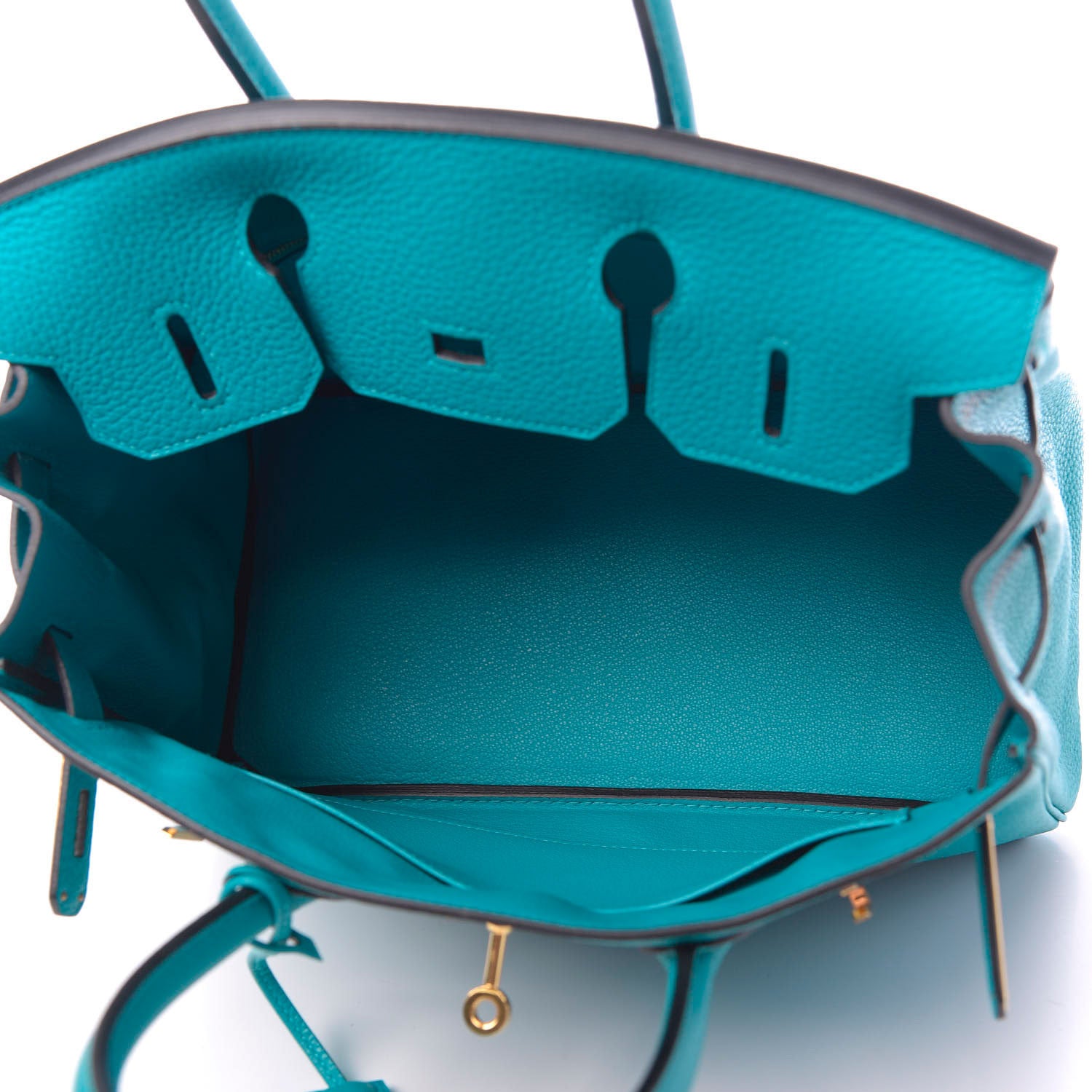 Hermes Togo Birkin 30 Turquoise 5 of 11