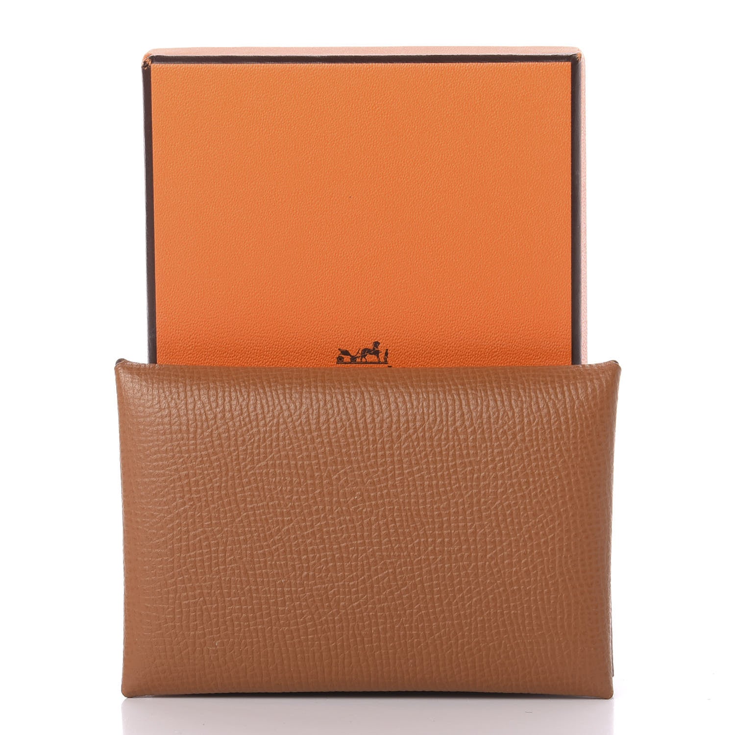 Hermes Epsom Calvi Card Case Gold 7 of 7