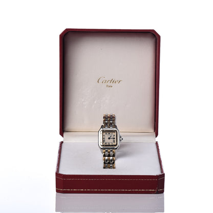 Cartier Stainless Steel 18K Yellow Gold 22mm Panthere Quartz Watch 8 of 8
