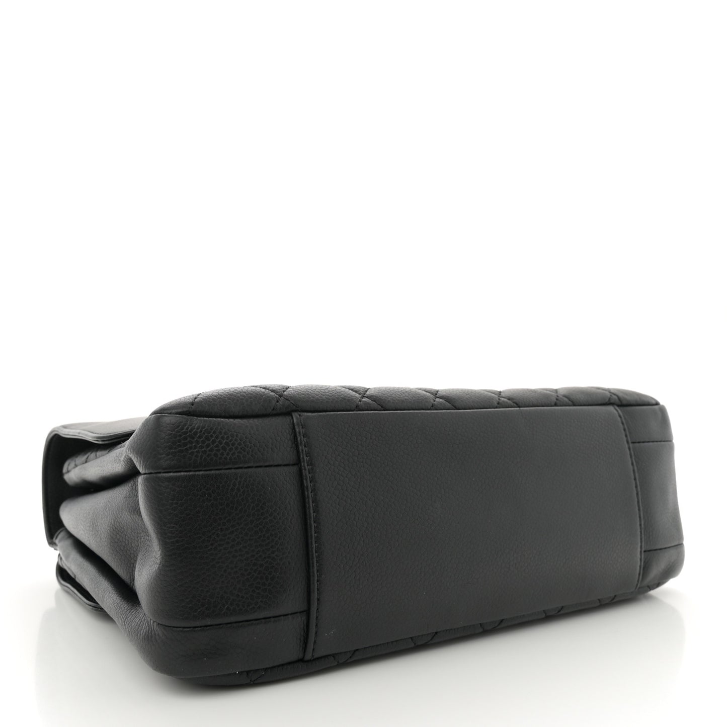 Caviar Quilted All About Flap Bag Black