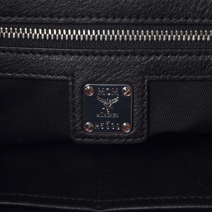 MCM Grained Calfskin Large Klara Hobo Black 7 of 9