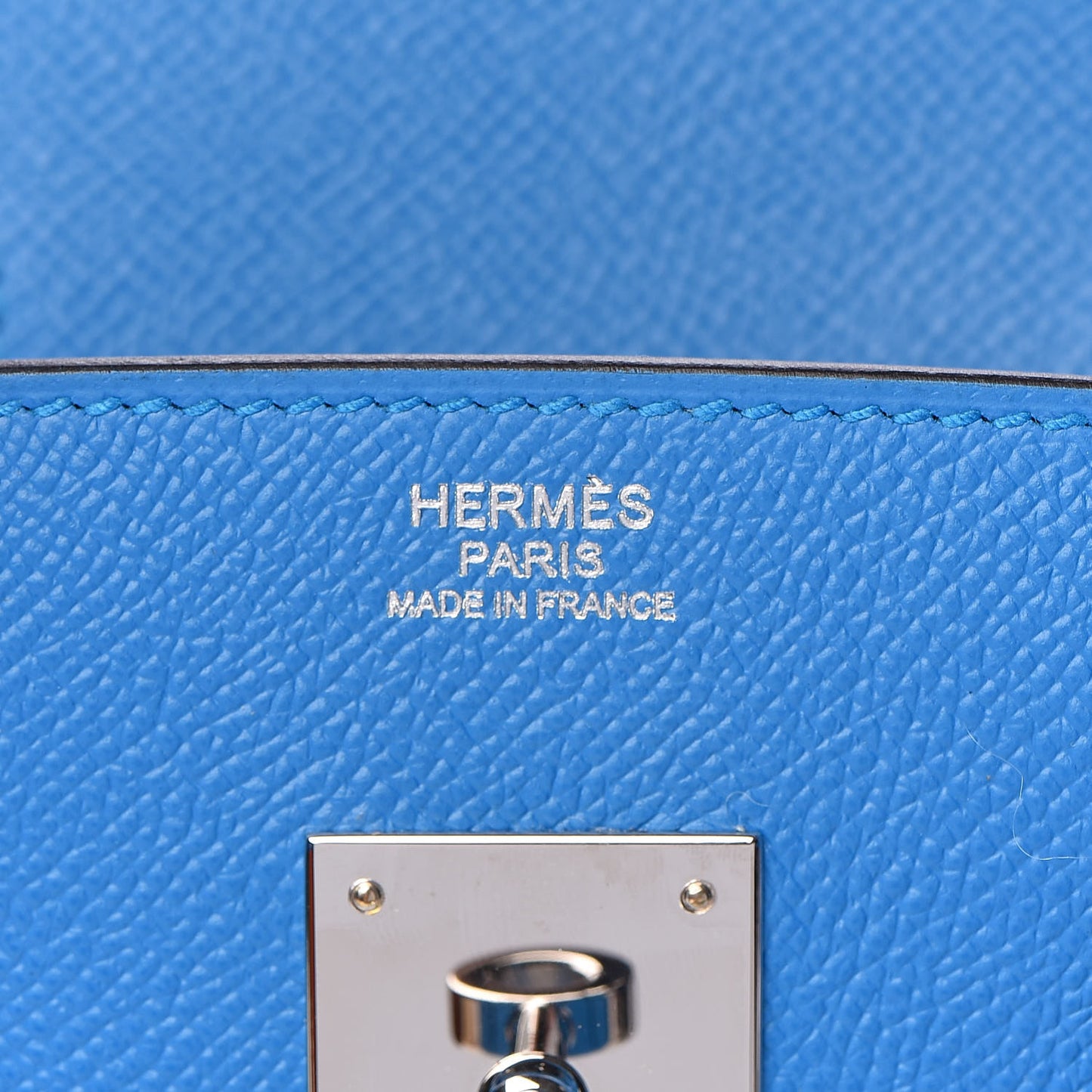Epsom Birkin 30 Bleu Zanzibar