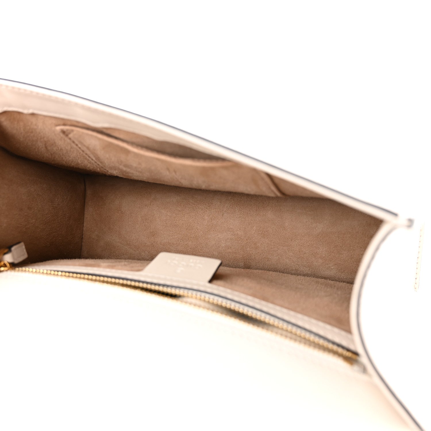 Gucci Calfskin Small Sylvie Shoulder Bag Off White 5 of 9