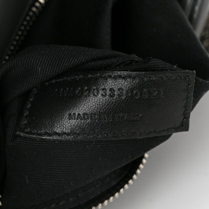 Saint Laurent Lambskin Quilted Small Loulou Puffer Monogram Chain Satchel Storm 7 of 10