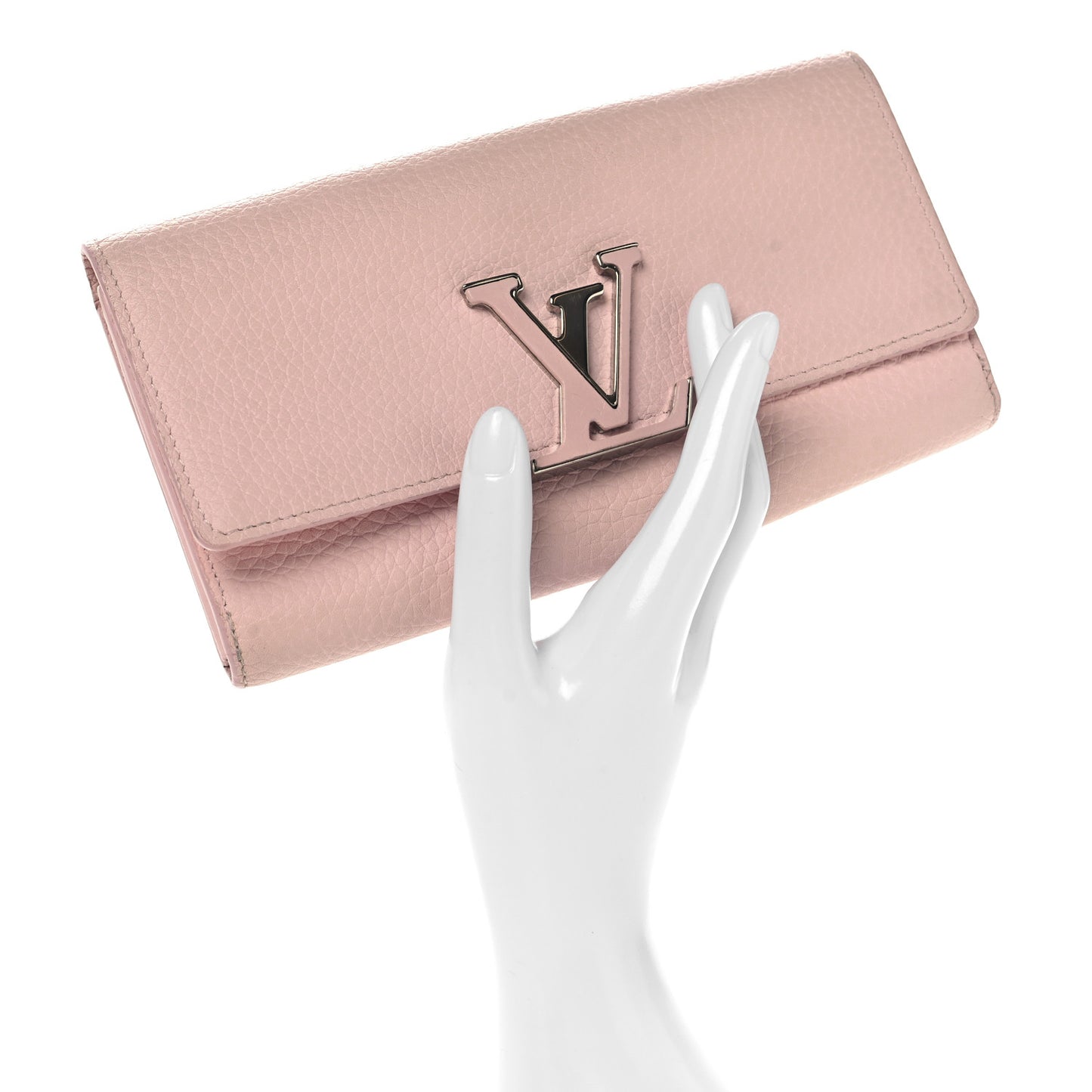 Taurillon Capucines Wallet Magnolia