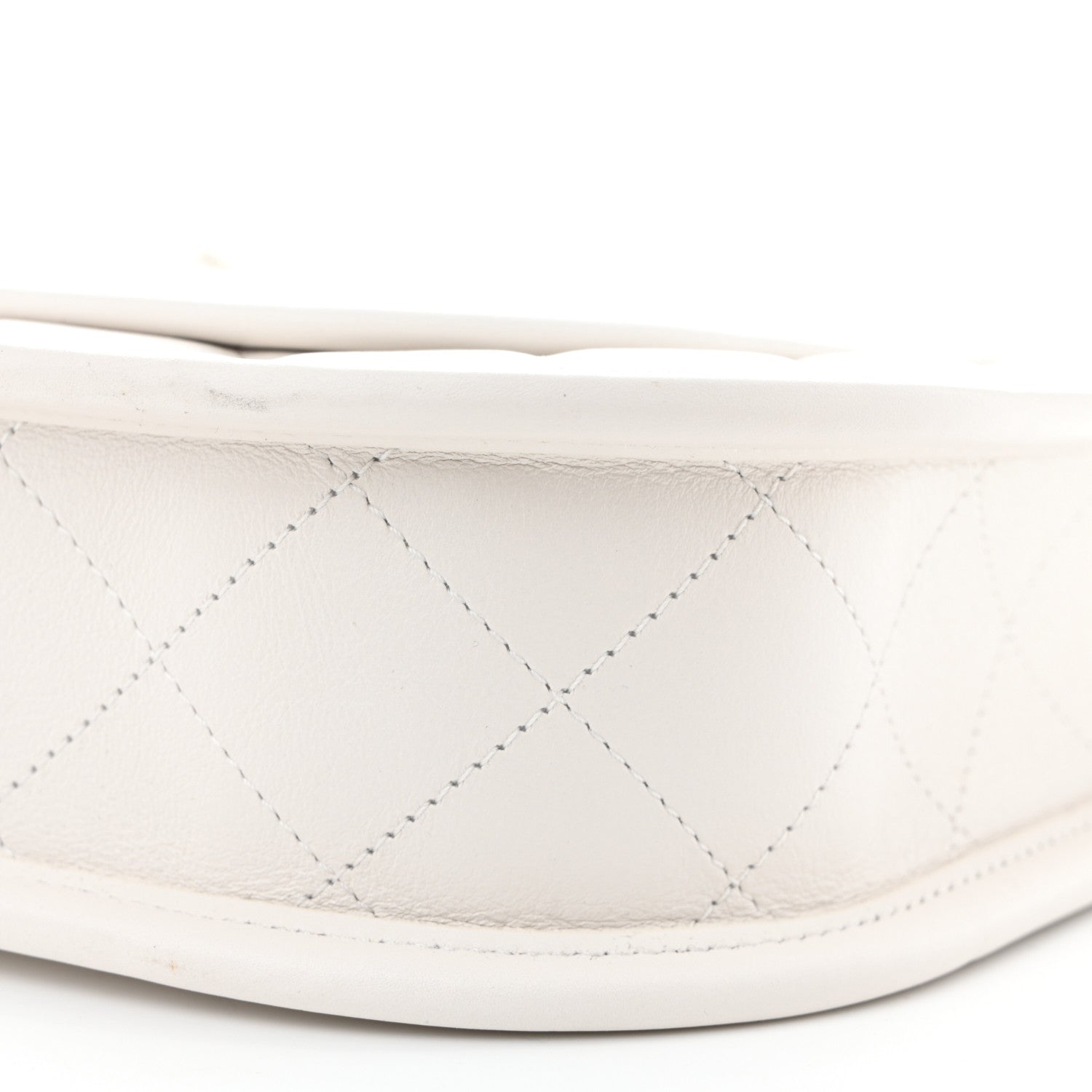 Chanel Calfskin Quilted Small Hobo White 10 of 10