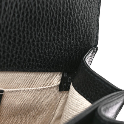 Gucci Dollar Calfskin Crystal Web Mini Dionysus Bamboo Top Handle Bag Black Black Diamond 7 of 12