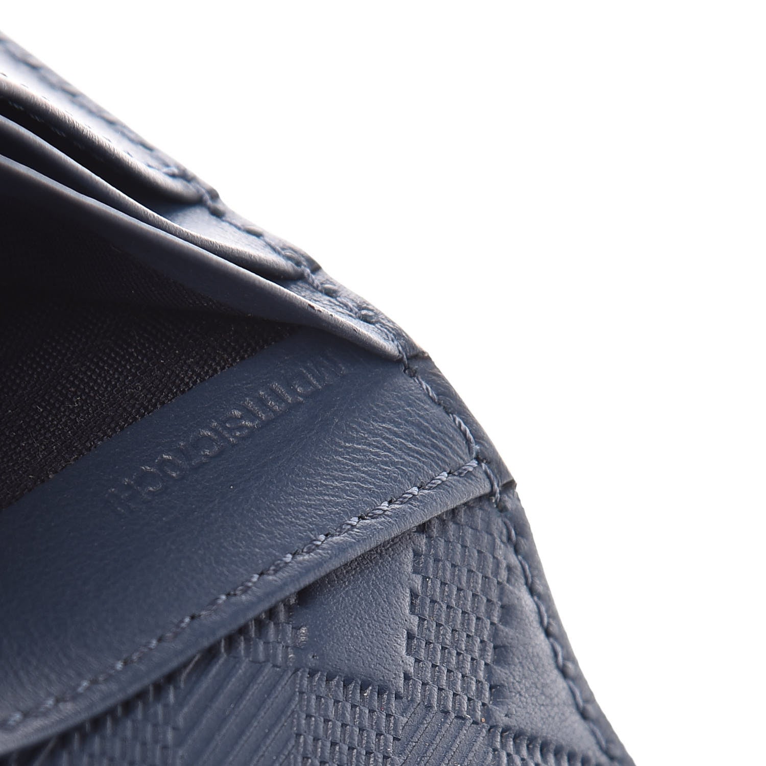 Burberry Calfskin Alvington Continental Wallet Blue 8 of 9
