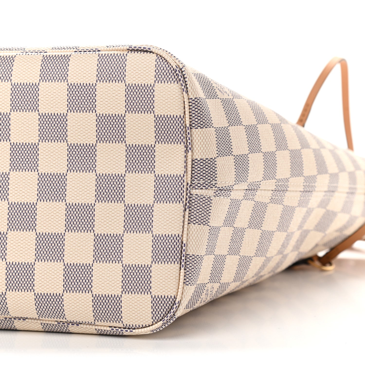 Louis Vuitton Damier Azur Braided Neverfull MM Orange 8 of 8
