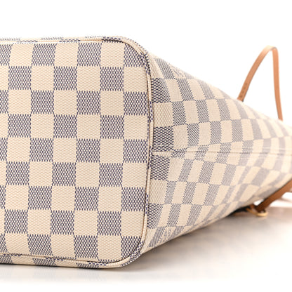 Louis Vuitton Damier Azur Braided Neverfull MM Orange 8 of 8