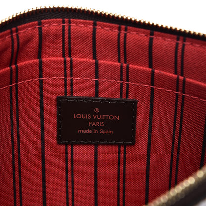 Louis Vuitton Damier Ebene Neverfull MM GM Pochette 6 of 7