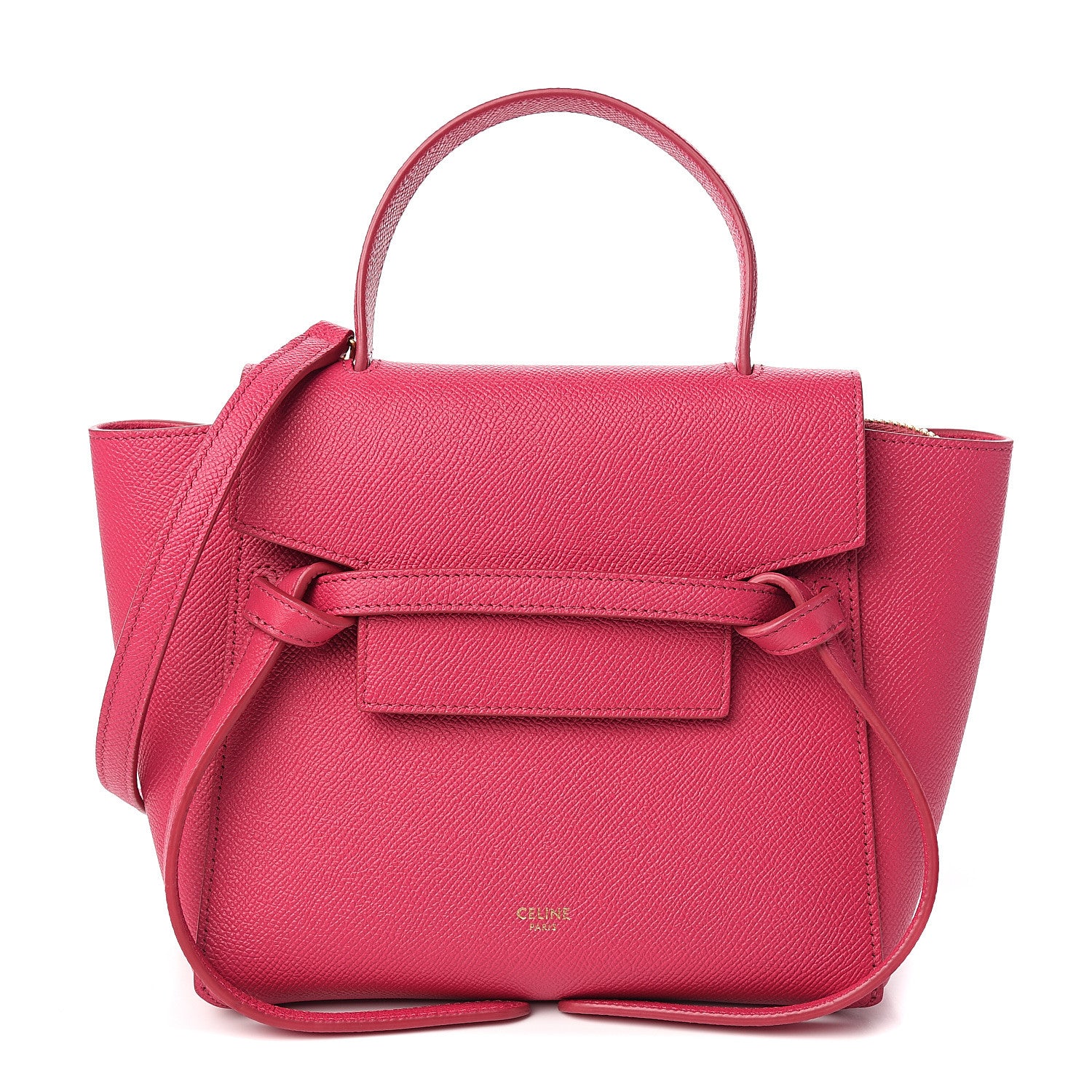 Celine Grained Calfskin Nano Belt Bag Pink 1 of 8