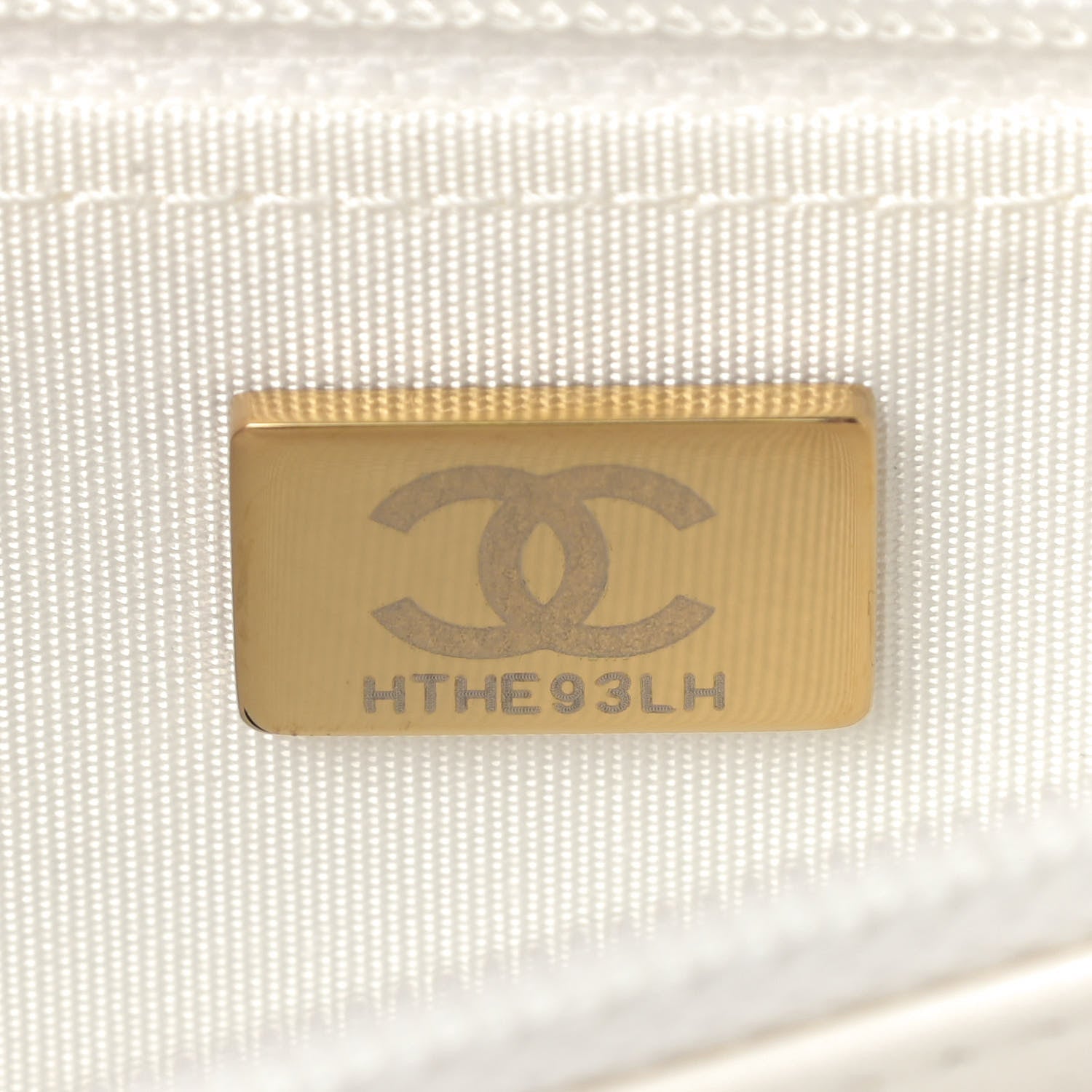 Chanel Goatskin Quilted Chanel 19 Wallet On Chain WOC White 10 of 12