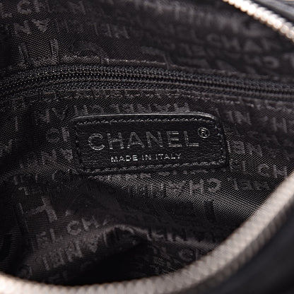 Chanel Lambskin Lax Accordion Hobo Black 6 of 17