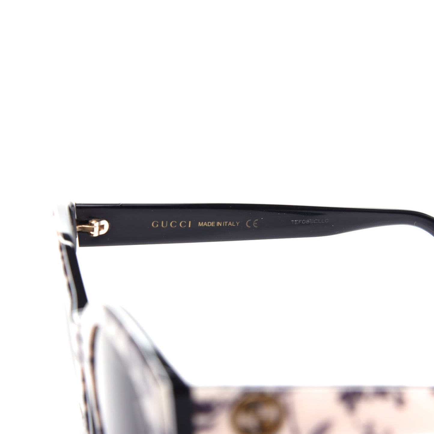 Acetate Floral Round GG Sunglasses GG0028SA White