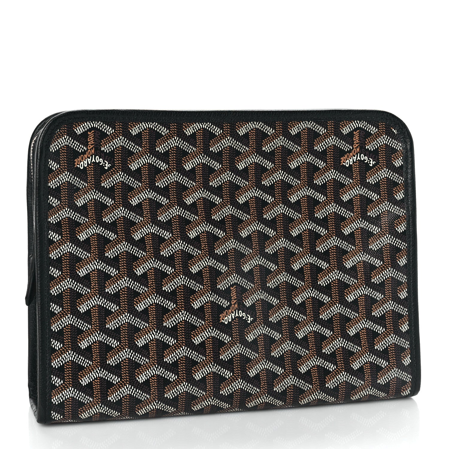 Goyard Goyardine Jouvence MM Toiletry Pouch Black 3 of 8