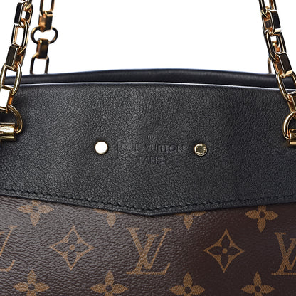 Louis Vuitton Monogram Pallas Shopper Black 10 of 10