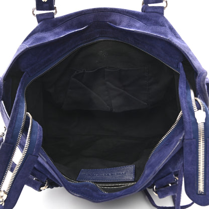 Balenciaga Baby Daim Suede Classic Hardware City Bleu Nuit 4 of 12