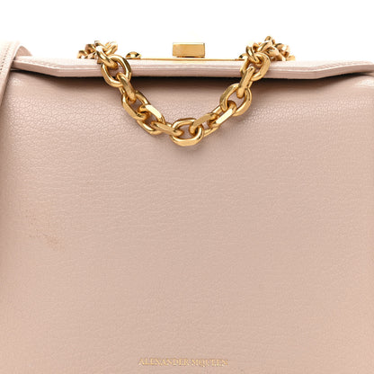 Alexander McQueen Fine Grain Goatskin Box Shoulder Bag 19 Nude 8 of 13