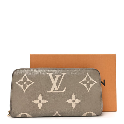 Louis Vuitton Empreinte Monogram Giant Zippy Wallet Tourterelle Creme 9 of 9