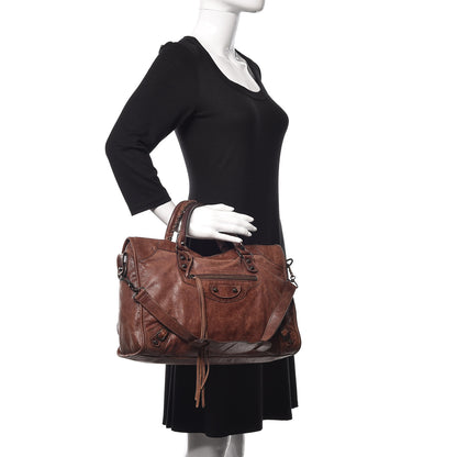 Balenciaga Agneau Classic Hardware City Castagna 2 of 8