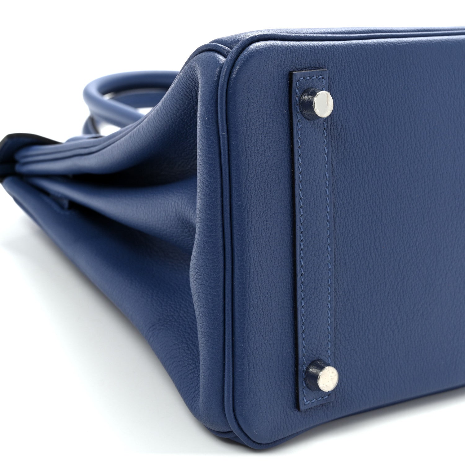 Hermes Taurillon Novillo Birkin 30 Bleu Brighton 8 of 11