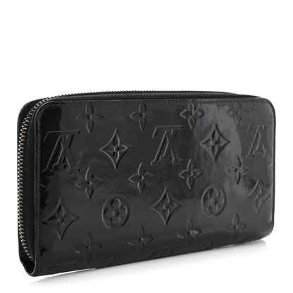 Louis Vuitton Vernis Zippy Wallet Noir Magnetique 3 of 12