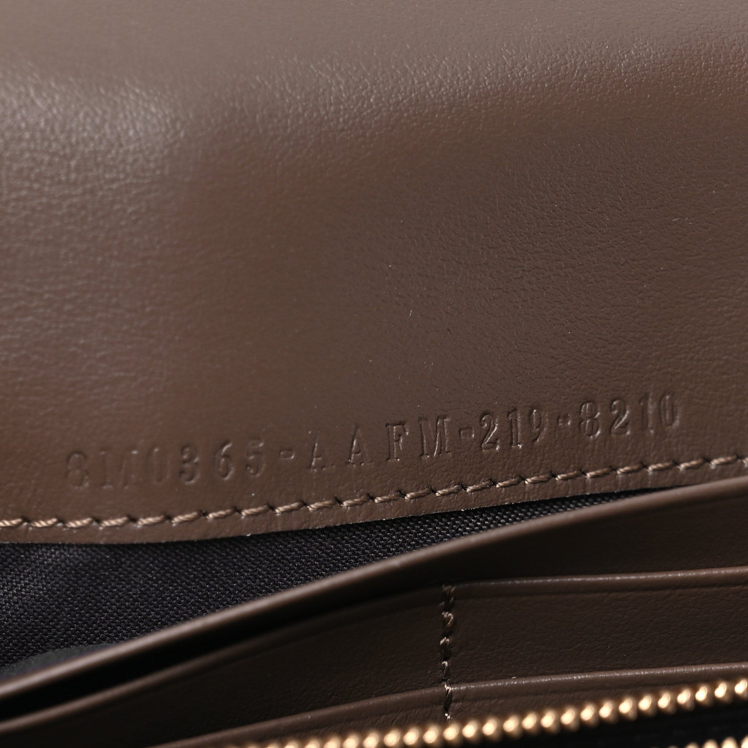 Fendi Vitello Soft F is Fendi Bi-Color FF 1974 Embossed Continental Envelope Wallet On Chain Maya Black 6 of 9