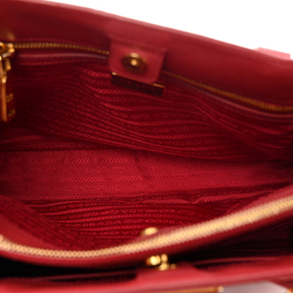 Prada Saffiano Lux Medium Tote Fuoco 6 of 11