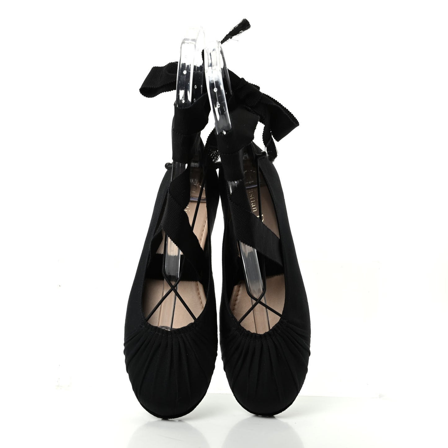 Grosgrain Ribbon Etoile Ballet Flats 37 Black