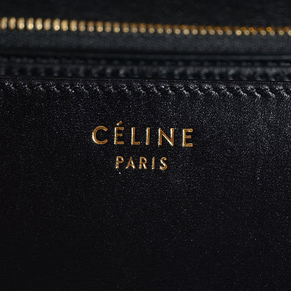 Celine Box Calfskin Medium Classic Box Flap Bag Black 10 of 10