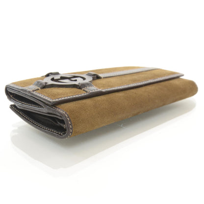 Gucci Suede Royal Continental Wallet Brown 4 of 7