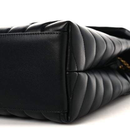 Saint Laurent Calfskin Y Quilted Monogram Medium Loulou Chain Satchel Black 10 of 10