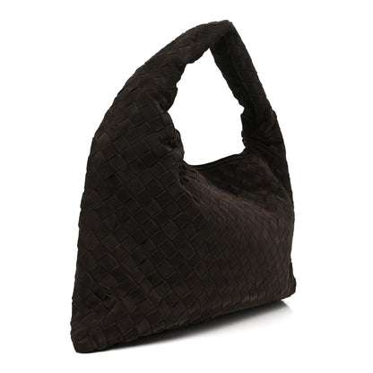Bottega Veneta Suede Intrecciato Small Hop Fondant 3 of 11