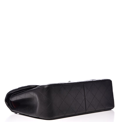 Chanel Lambskin Quilted Jumbo Double Flap Black 3 of 16