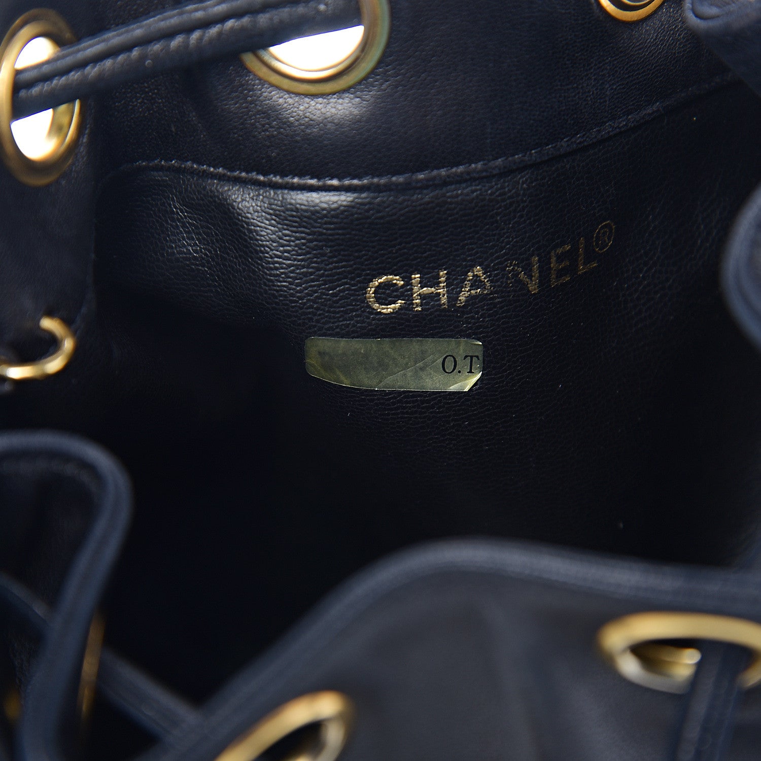 Chanel Lambskin CC Drawstring Shoulder Bag Black 7 of 11